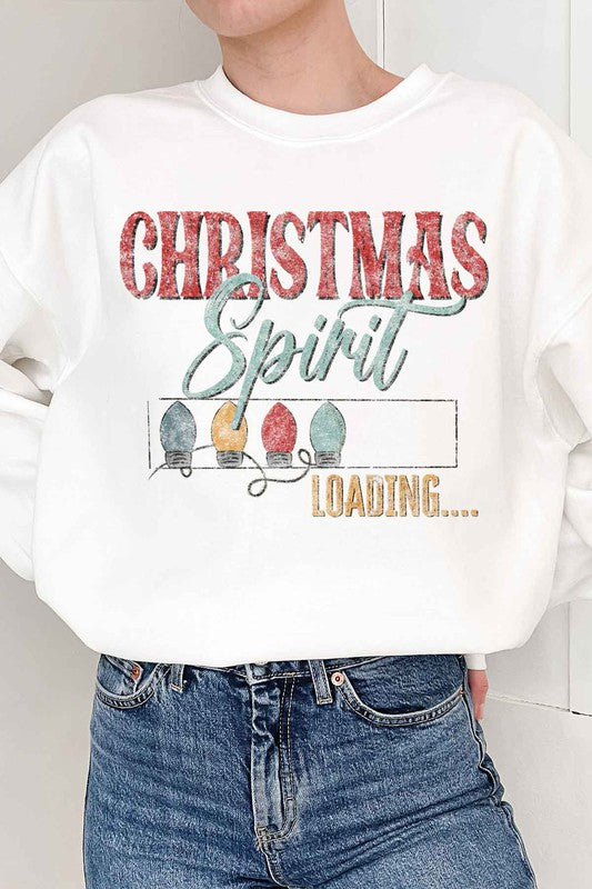 LOADING CHRISTMAS SPIRIT PLUS SIZE SWEATSHIRT