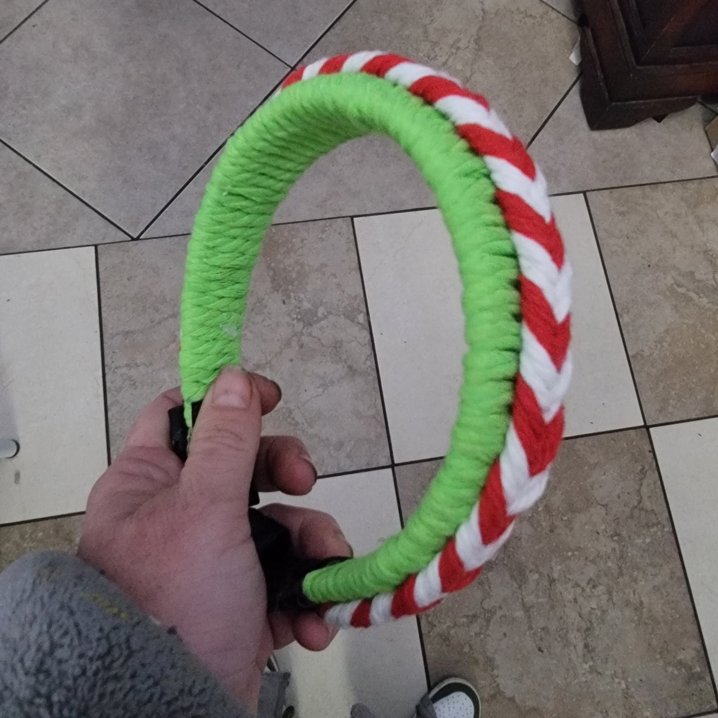 Handmade Macrame Christmas Headband