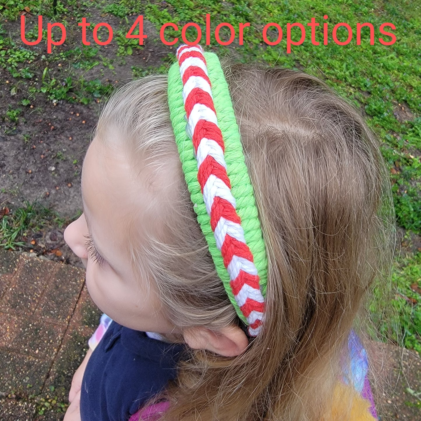 Handmade Macrame Christmas Headband