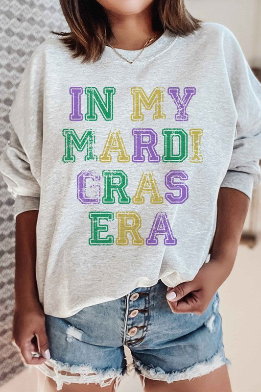 IN MY MARDI GRAS ERA GRAPHIC SWEATSHIRT