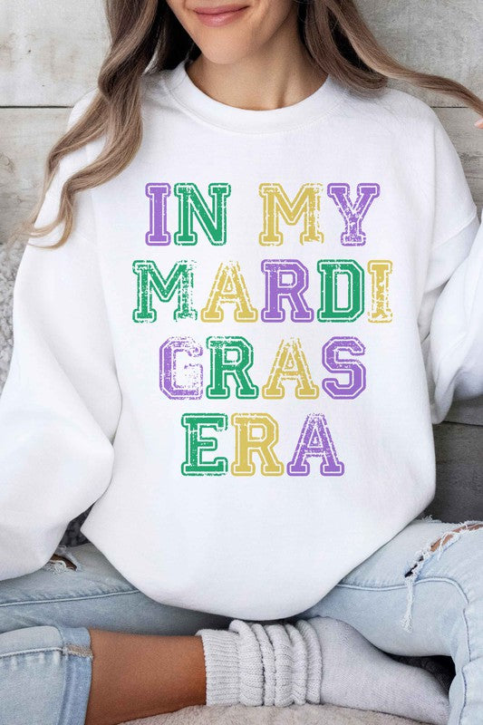 IN MY MARDI GRAS ERA GRAPHIC SWEATSHIRT