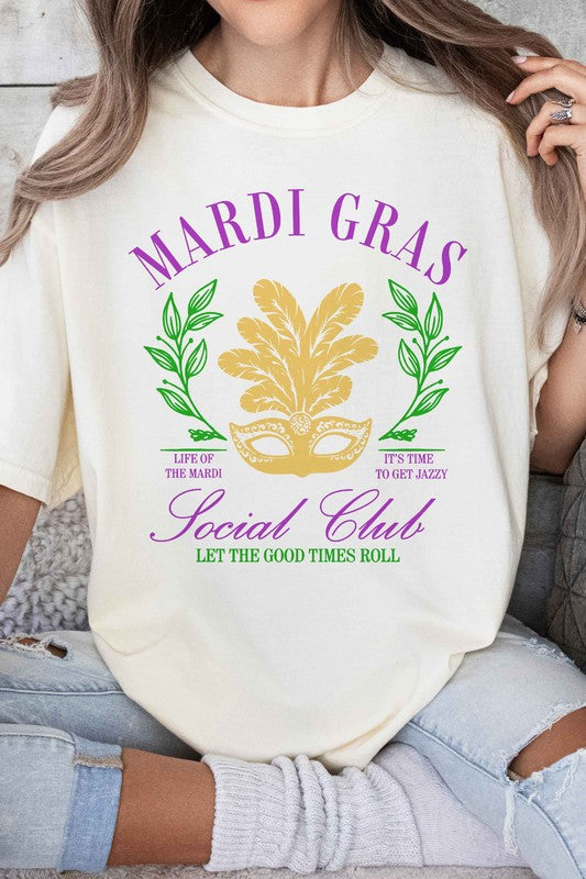 MARDI GRAS SOCIAL CLUB GRAPHIC TEE