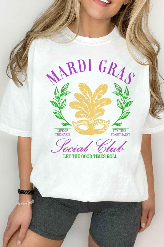 MARDI GRAS SOCIAL CLUB GRAPHIC TEE