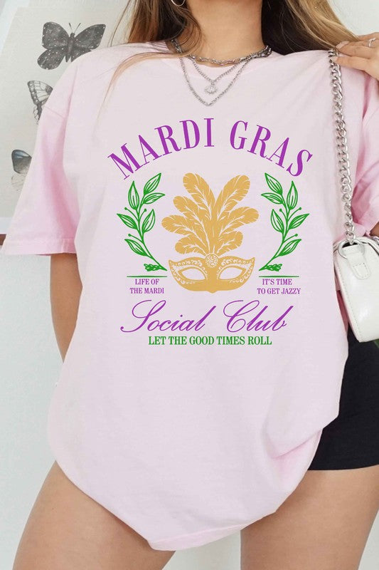 MARDI GRAS SOCIAL CLUB GRAPHIC TEE