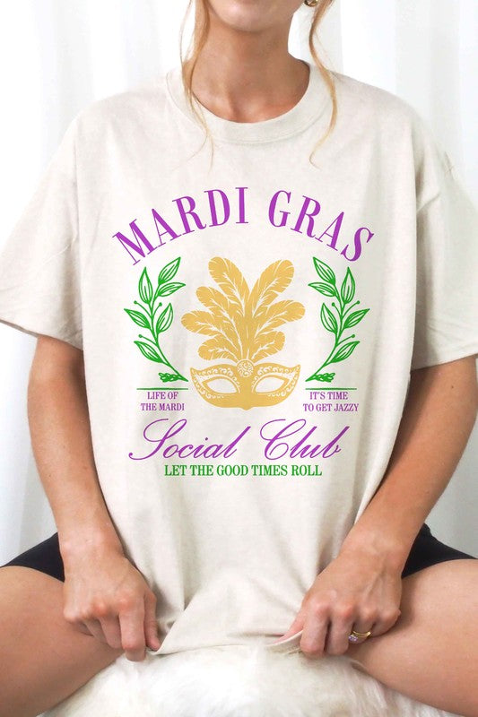 MARDI GRAS SOCIAL CLUB GRAPHIC TEE