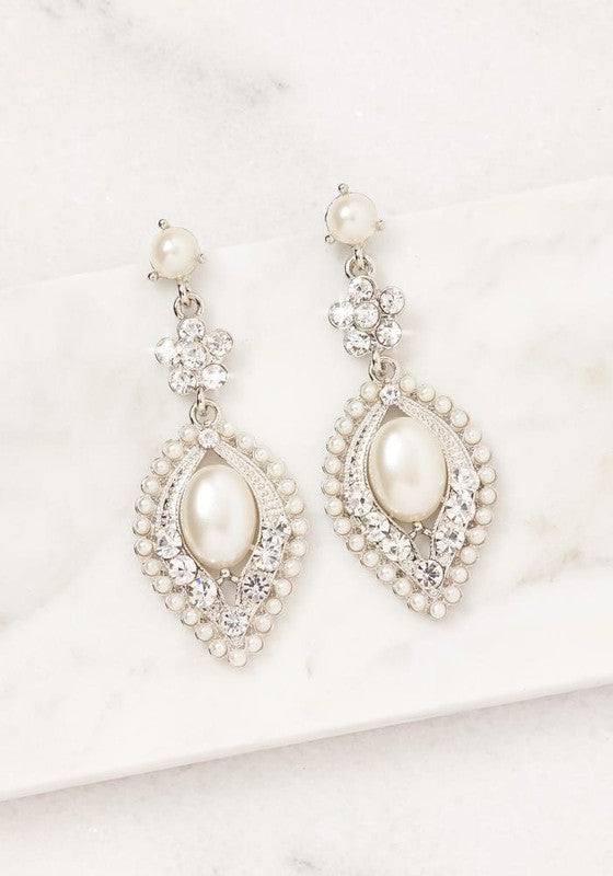 VINTAGE PEARL DROP EARRINGS