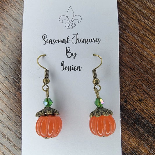 Halloween Pumpkin Earrings