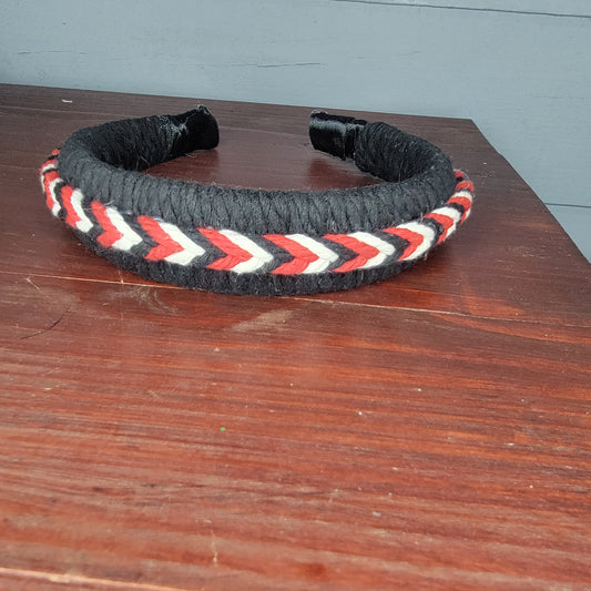 Red, White and Black Headband