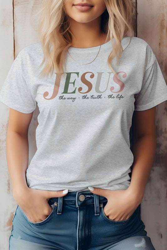 Jesus The Way, Christian Graphic Tee