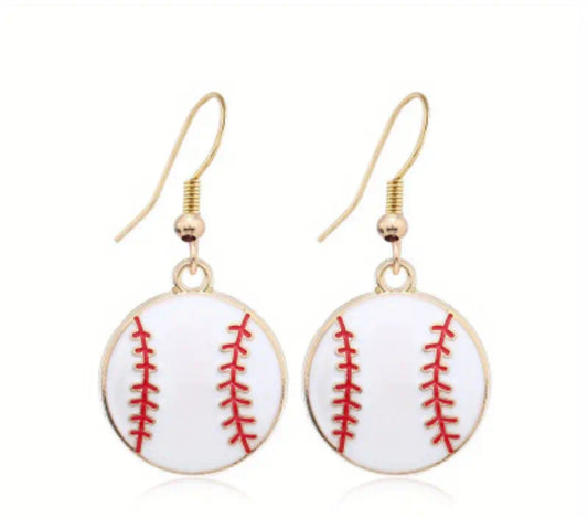 Baseball Earrings