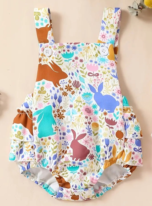 Easter Baby Girls Romper