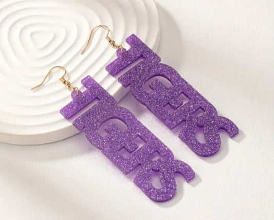 Football LSU Tigers Earrings