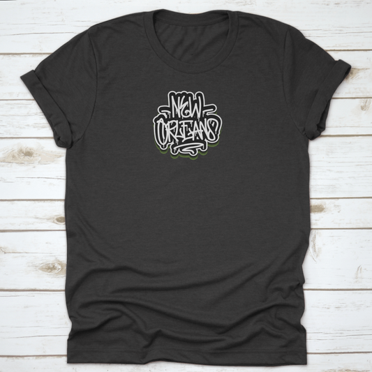 New Orleans Louisiana Usa Hand Lettering Graffiti Tag Style Print