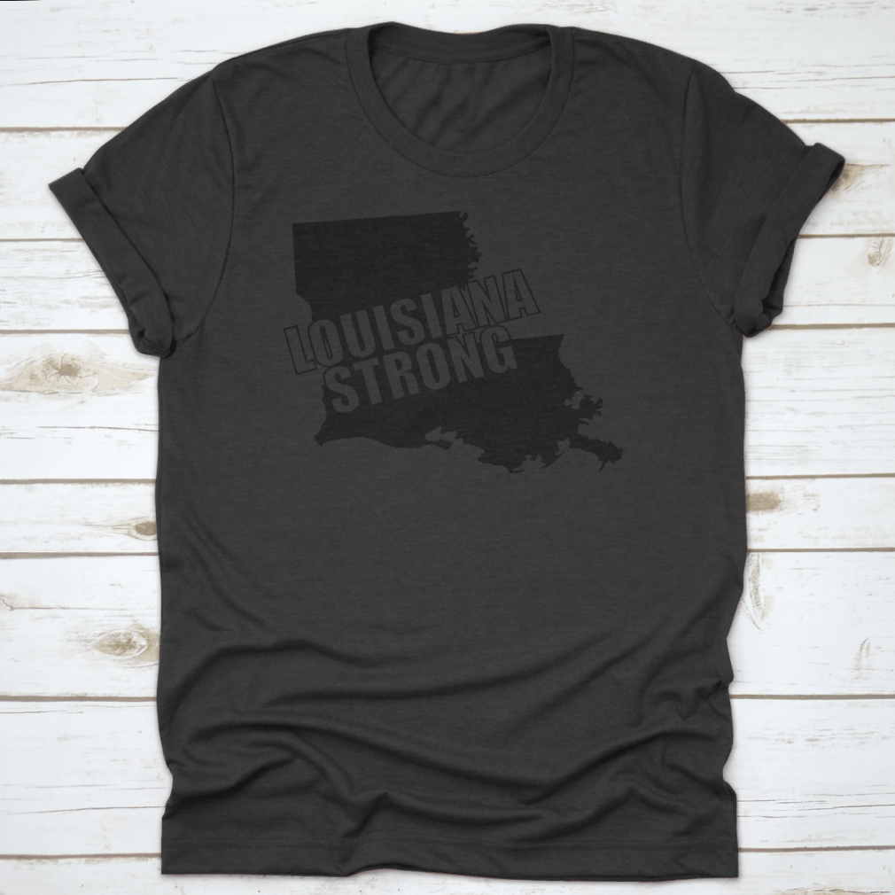 Louisiana Strong A Bold Graphic Typography Overlayed On Black