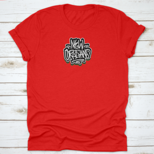 New Orleans Louisiana Usa Hand Lettering Graffiti Tag Style Print