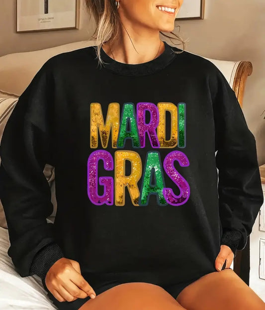 Women's Mardi Gras Sweatshirt