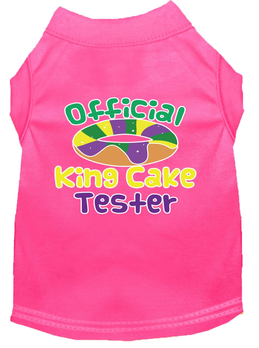 Mardi Gras King Cake Taster Screen Print Dog Shirt