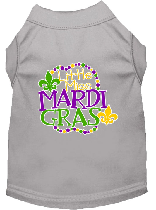 Mardi Gras Screen Print Dog Shirt