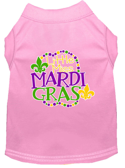 Mardi Gras Screen Print Dog Shirt