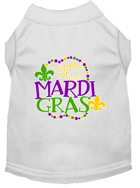 Mardi Gras Screen Print Dog Shirt