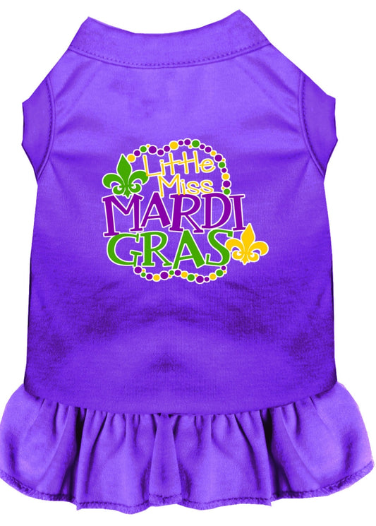 Mardi Gras Screen Print Mardi Gras Dog Dress