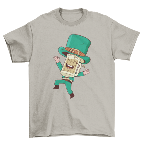 St. Patrick's Day Beer Cartoon T-shirt