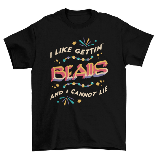 Getting beads t-shirt design