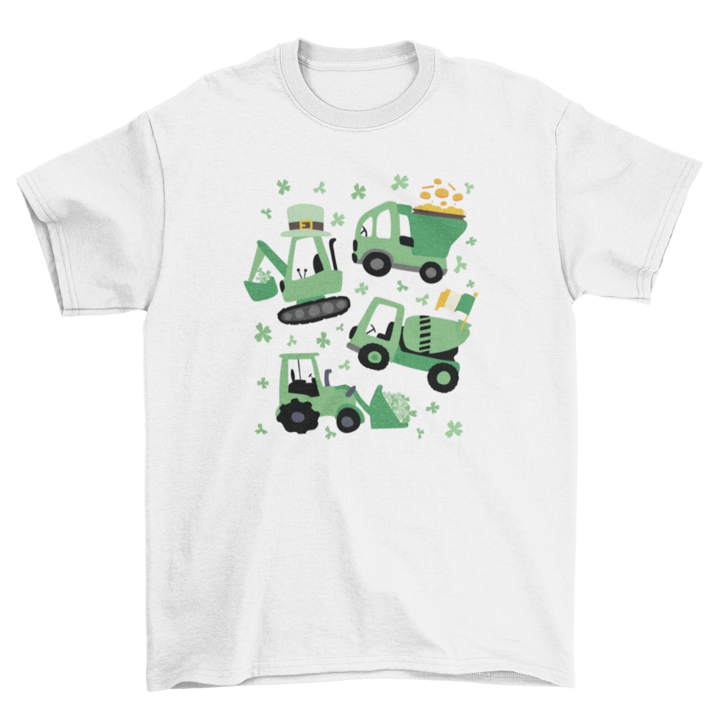 St Patrick's crane trucks t-shirt