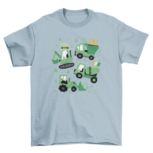 St Patrick's crane trucks t-shirt