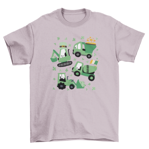 St Patrick's crane trucks t-shirt