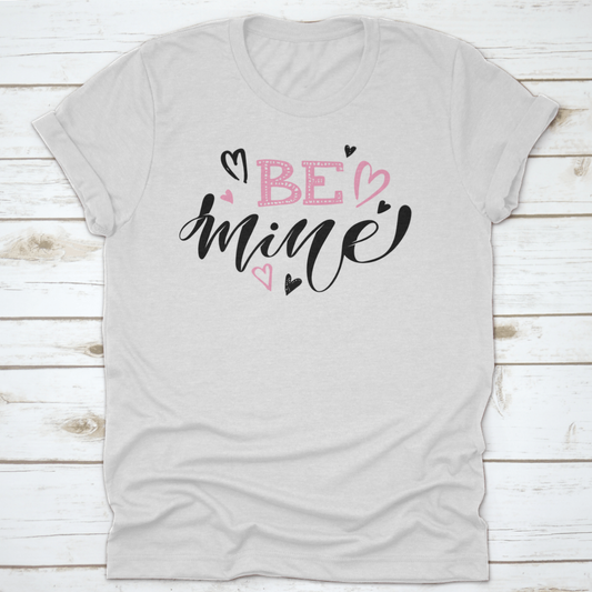 Be Mine  Love You Valentines Day Cute Hand Drawn Doodle t shirt Design