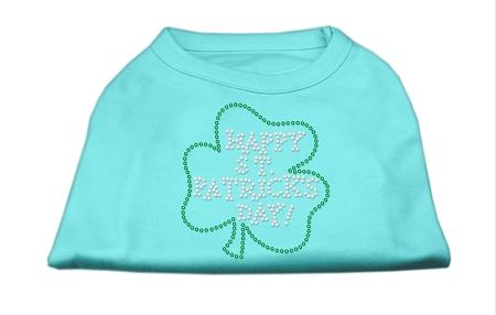 Mirage Pet Products 52-36 XXLAQ Happy St. Patricks Day Rhinestone Shir