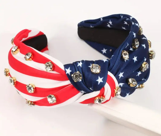 American Flag Headband