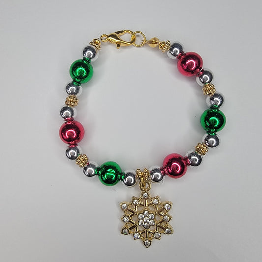 Christmas Bracelet - babies/toddler 5.5"